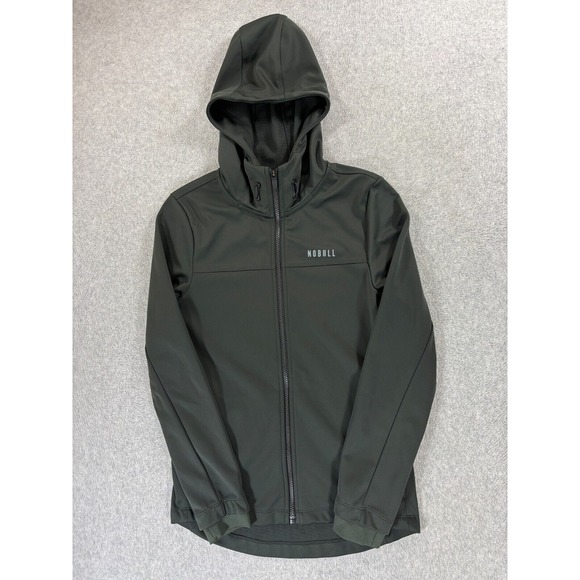 NOBULL Other - NOBULL Full Zip Athletic Fit Hoodie Running Jacket (Men's XS)‎ Gray